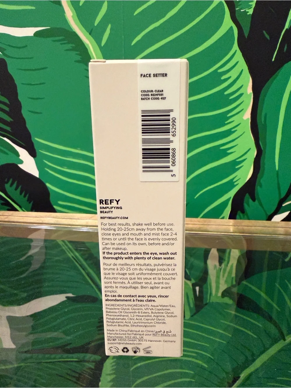 NWT REFY Face Setter Setting Spray 50ml Full Size Sealed